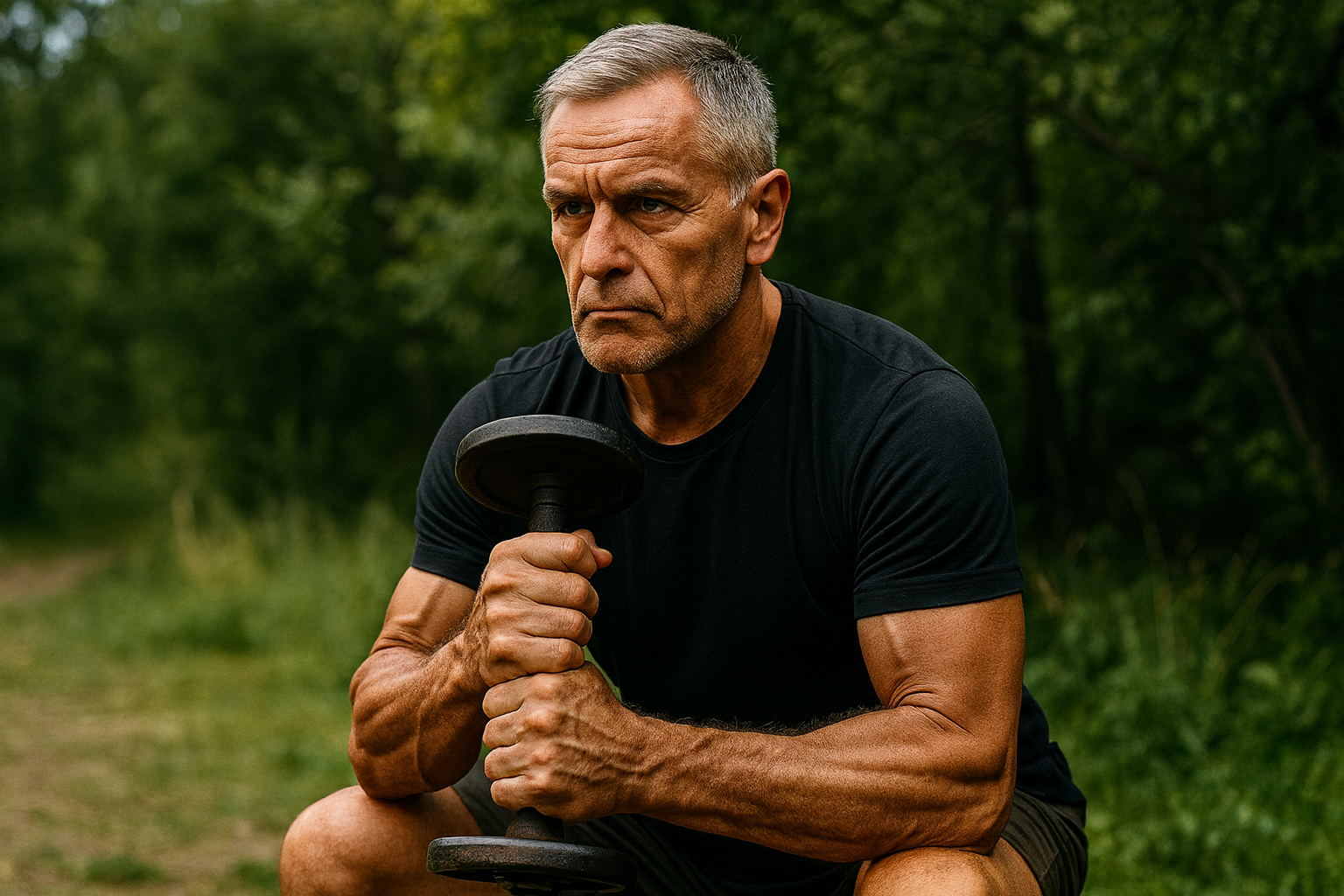 Krafttraining in der Natur mit 50+